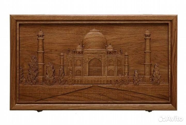 Резные нарды из бука