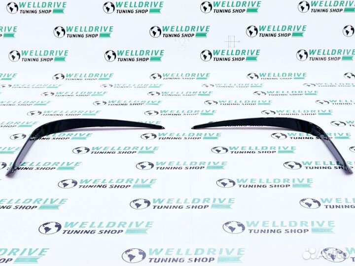 Клыки верхние BMW X5 G05 дорест черные