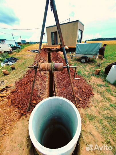 Септик из бетонный колец