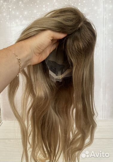 Парик система из натуральных волос