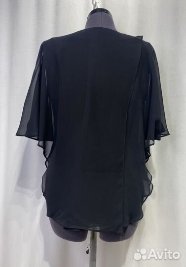 Блузка женская, двуслойная, размер 46-48