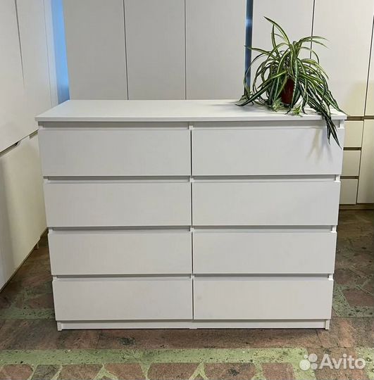 Комод Охта 1200.8 белый