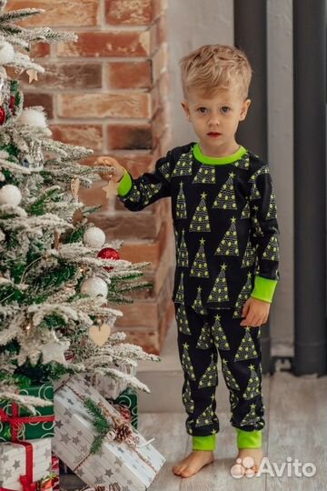 Пижама для мальчика Baby Boom кд333/4-И Ёлк (104)