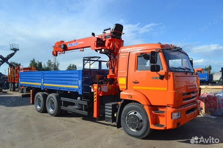 КамАЗ 65115-3094-48 с КМУ, 2023