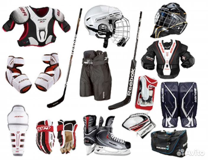 Снаряжение для хоккея с шайбой