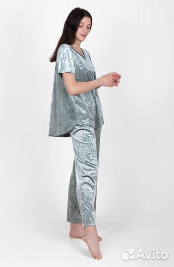 Женский домашний костюм. Бархат