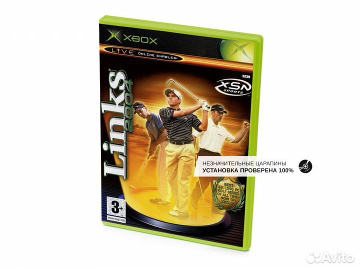 Links 2004, б/у, незнач.царап. (Xbox)