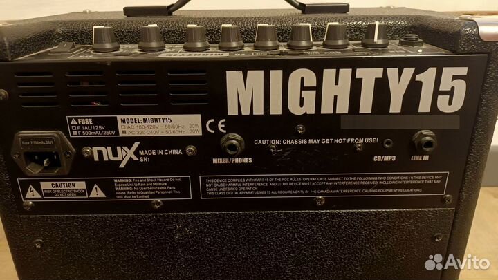 Комбоуселитель nux mighty 15