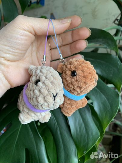 Капибара игрушка вязаная