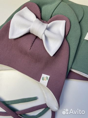 Шапочки с вязочками