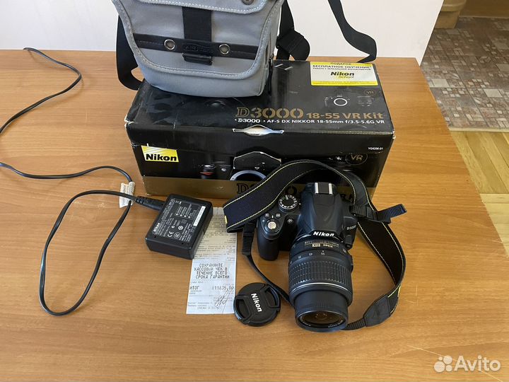 Зеркальный фотоаппарат nikon d3000