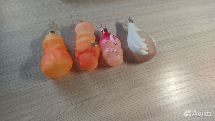 Елочные игрушки СССР советские, винтаж