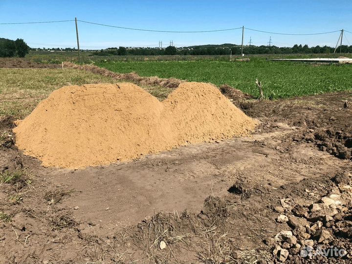 Песок карьерный в наличии с доставкой