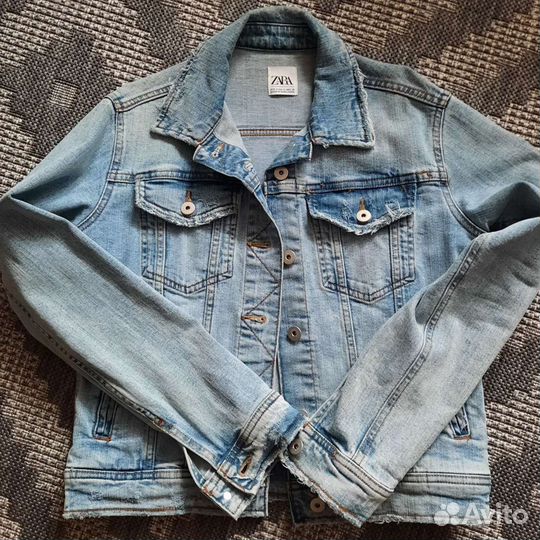 Джинсовая куртка zara