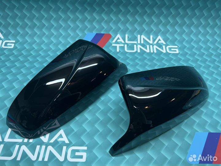Крышки зеркал Е70 Е71 на Х5 Х6 Черный глянец