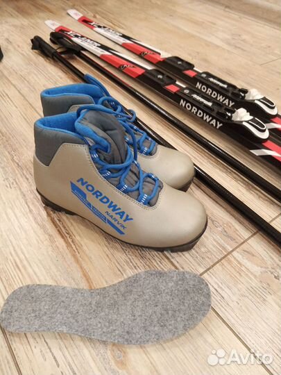 Лыжный комплект с чехлом детский 35