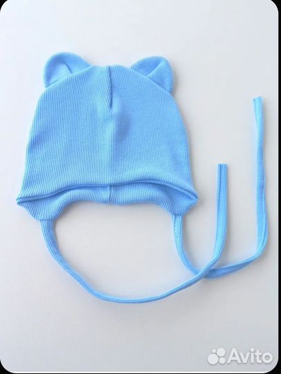 Шапочка весна-лето на завязках