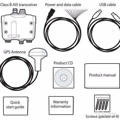 AIS передатчик EmTrack B100