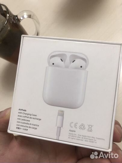 Беспроводные наушники apple airpods 2