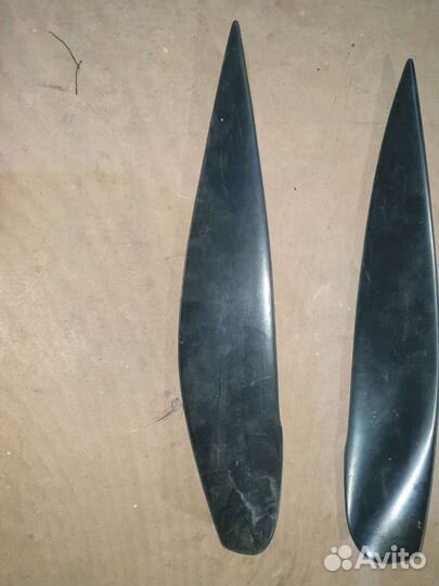 Ресницы фар на Mitsubishi Lancer 9