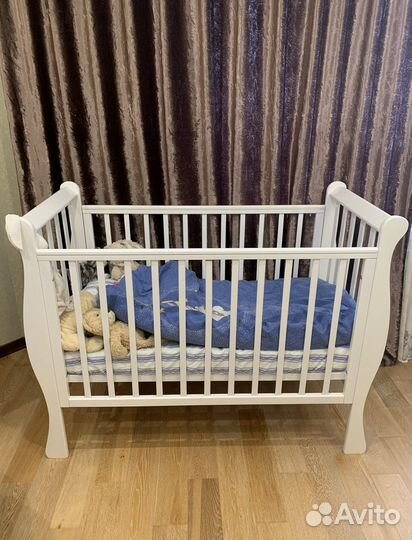 Детская кроватка «Лель» с продольным маятником