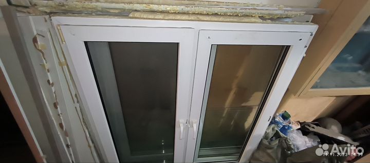 Окна пластиковые Б/У