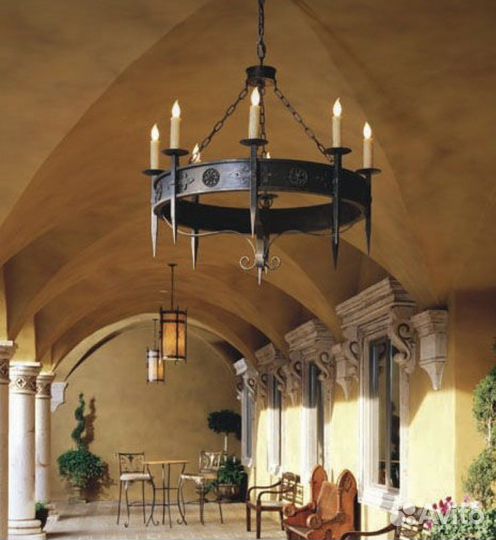 Люстра кованная (под старину)