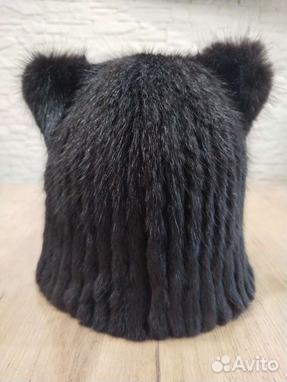 Шапка норковая женская