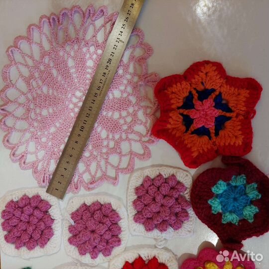 Ручная работа, салфетки, подстаканники, заготовки