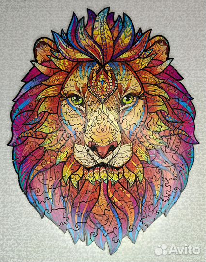 Деревянный пазл Unidragon Таинственный лев