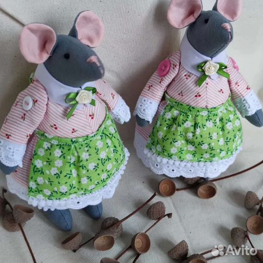 Игрушка Мышь тильда. Крыса.Весна мышка Кукла