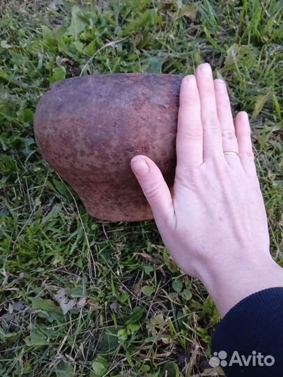 Чугунный котелок старинный