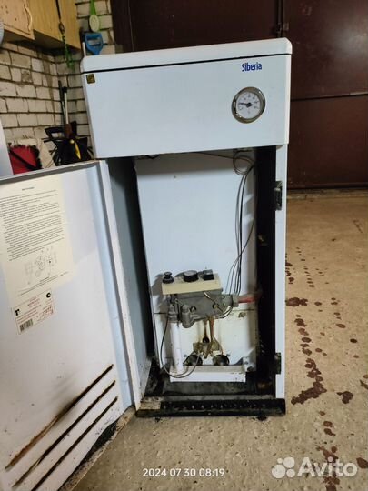 Газовый котел напольный siberia бу