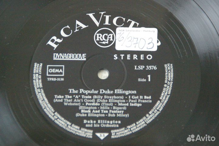 Виниловые пластинки Duke Ellington 1960 e USA EX