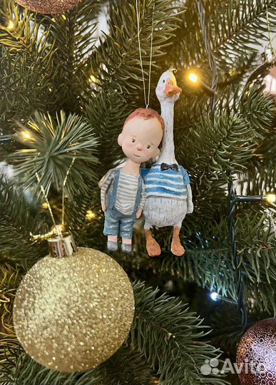 Ватные елочные игрушки