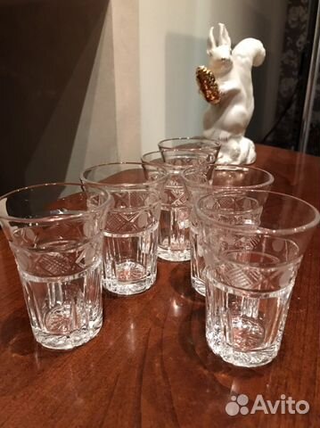 Хрустальные рюмки « Дятьковский хрусталь «новые