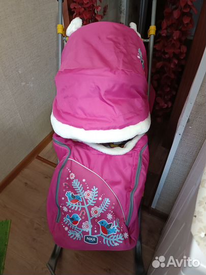 Детские санки коляска бу