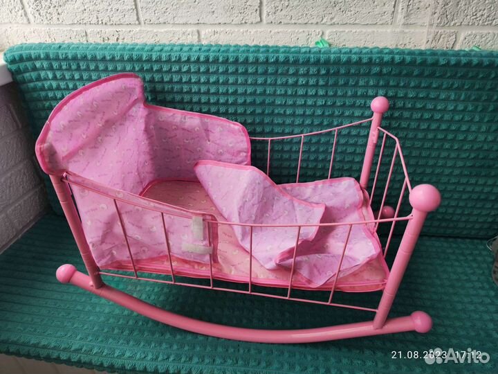 Кроватка-качалка для кукол