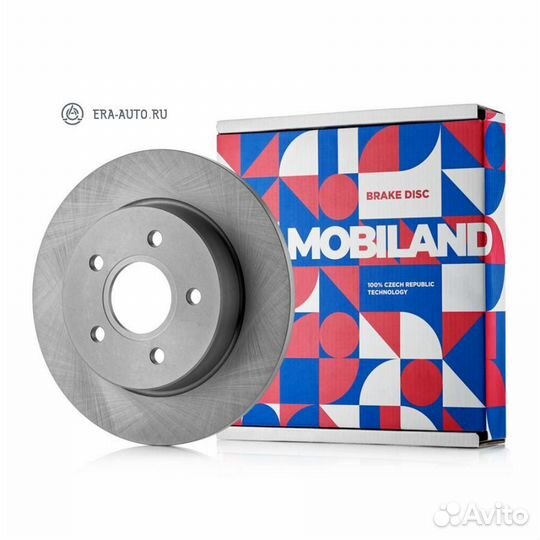 Mobiland 416202310 Диск тормозной задний невентили