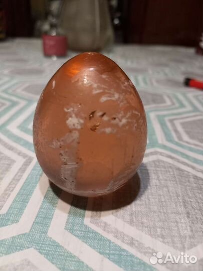 Пасхальное яйцо,медовое стекло 19 век,Мэри Грегори