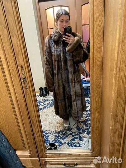 Шуба норковая 42 44 трапеция