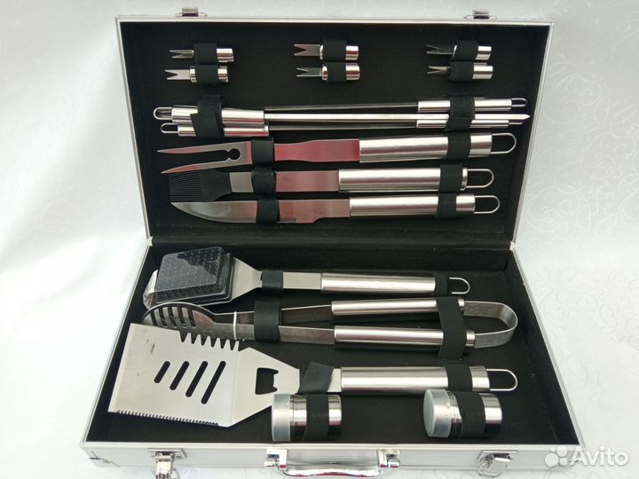 Шашлычный набор для барбекю большой новый