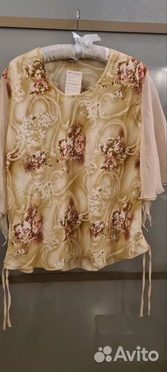 Блузка нов, р. 54-56 розы