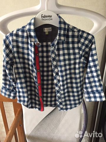 Рубашка baby go на мальчика Размер 86 (1 -2 года)