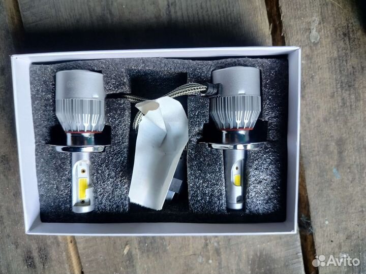 Led лампы h4 2шт