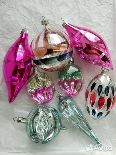 Игрушки ёлочные глинка и другие