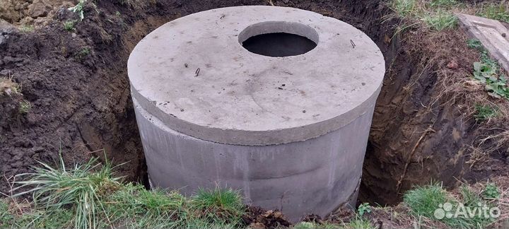 Септик из бетонных колец