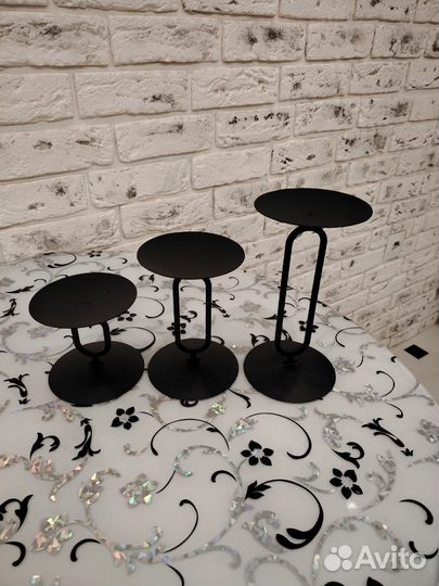 Подсвечники 3 шт