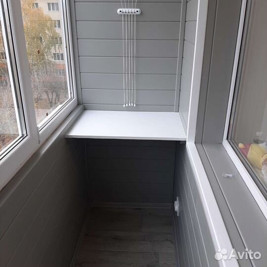 Обшивка балкона и лоджий