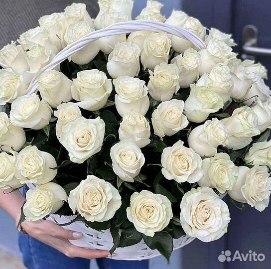 Розы высокие Доставка цветов